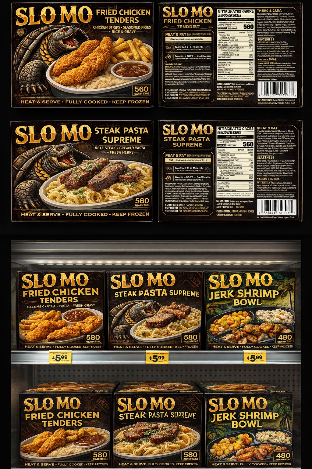 SKU 1: SLO MO Pasta Supreme™ – Boxed Meal Unit