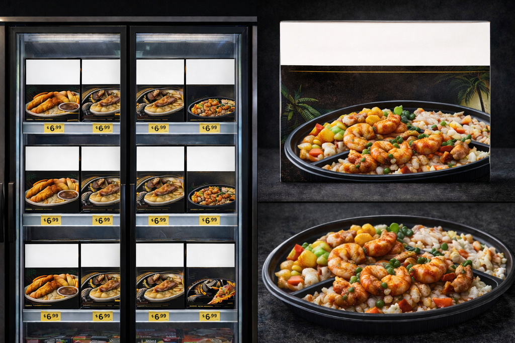SKU 3: Caribbean Jumbo Shrimp Taco Bowl™ – Boxed Meal Unit