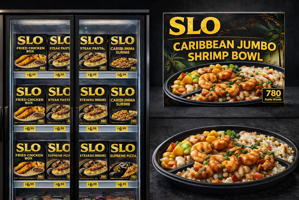 SKU 3: Caribbean Jumbo Shrimp Taco Bowl™ – Boxed Meal Unit