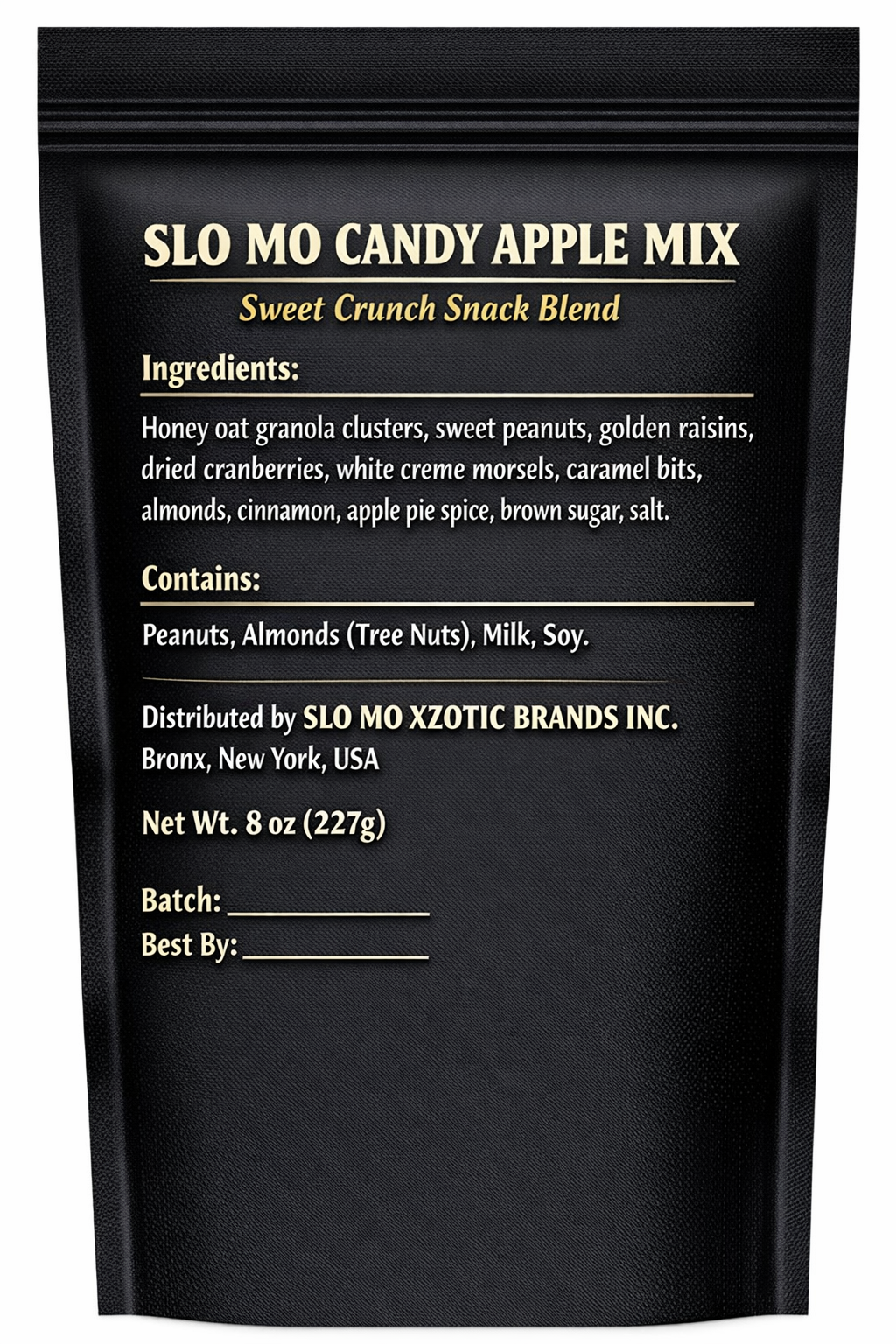 SLO MO XZOTIC™ Candy Apple Mix — Slow Indulgence Program