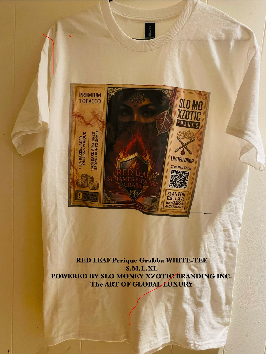 RED LEAF BOX - ST JAMES PRESSURE WHITE TEE EDITION  | 23 Tubes + Limited Drop #001-047